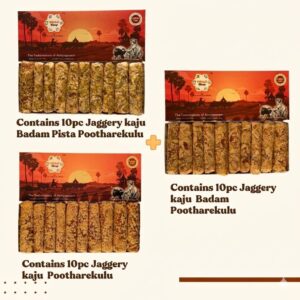 jaggery dry fruit putharekulu collection pack of 30
