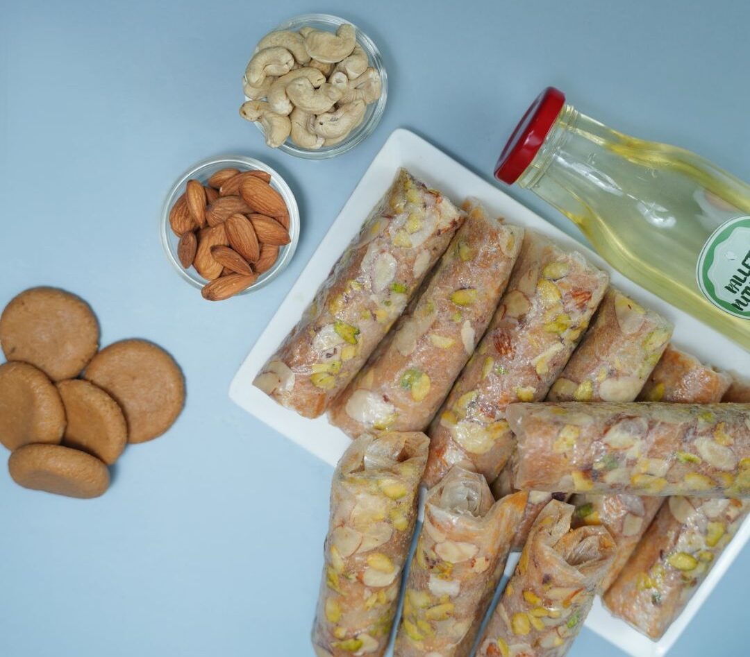 jaggery kaju badam putharekulu & kova billalu combo jaggery kaju badam putharekulu & kova billalu combo